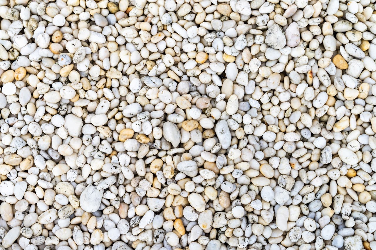 Pure White Decorative Gravel